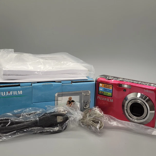 Fujifilm Finepix AV200 14,0 megapixel fotocamera digitale compatta rosa testata