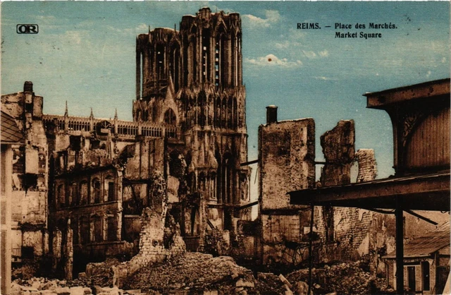 CPA Militaire, Reims - Place des Marches (278691)