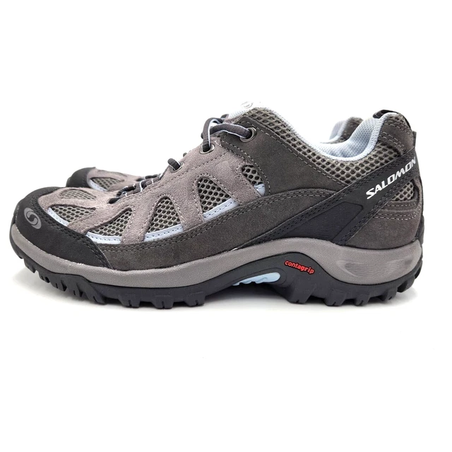 Women's Salomon Contragrip Techamphibian Hiking Shoes US Size 10 YYS 643001 EX!
