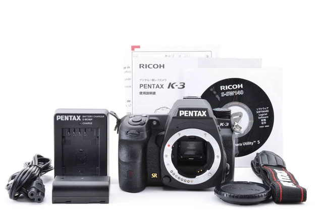 Pentax K-3 24.3MP Digital SLR DSLR Black 【Shutter Count:419】Near Mint From JAPAN