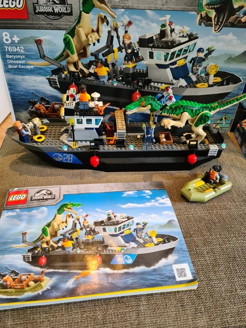 LEGO JURASSIC WORLD : Baryonyx Dinosaur Boat Escape (76942) EUR 46,85 ...