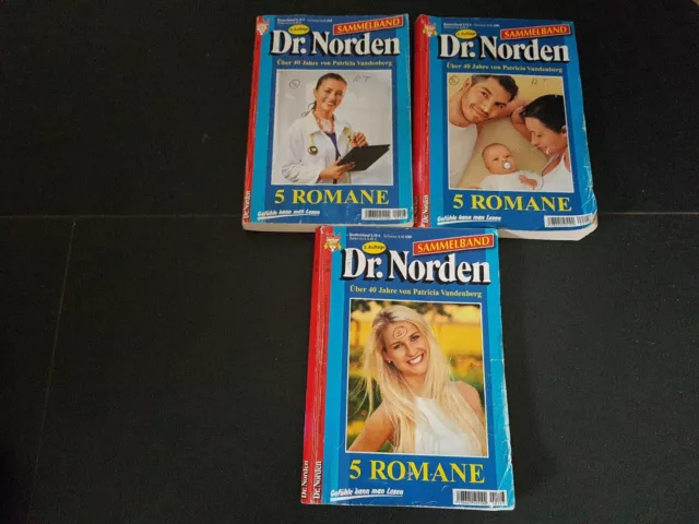 15 Arzt Romane Dr.  Norden 3 Dammelbände