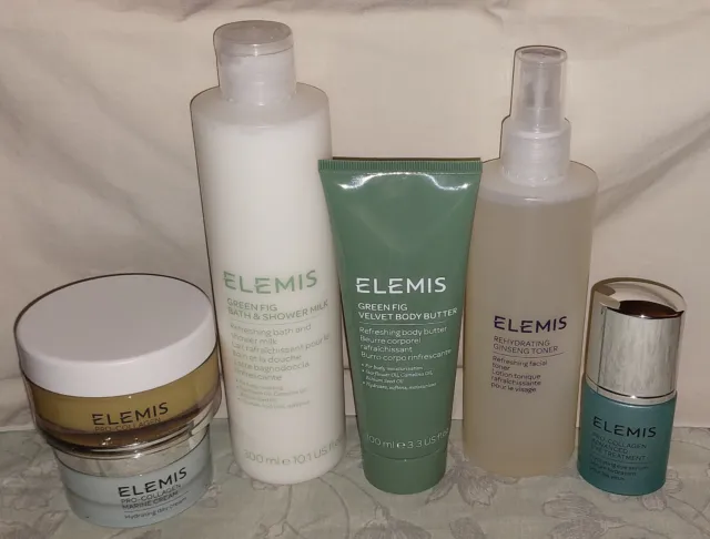 Elemis Pro Collagen Face & Green Fig Body 6 Piece Gift Set - ALL NEW & UNOPENED