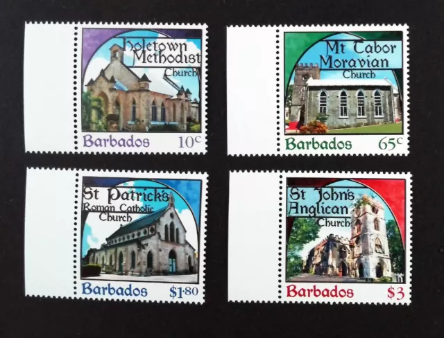 BARBADE 2013 Places of Worship FULL SET NEUF ** MNH  M15D