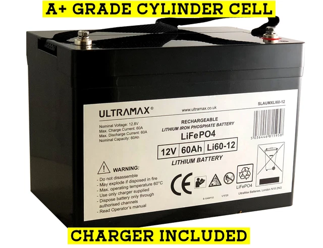 Batterie au Lithium EXTRAPOWER 12V 100Ah LiFePO4 pour Camping-car