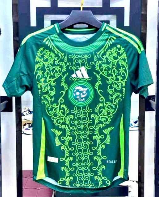 Maillot Extérieur équipe D'Algérie 2024-2025 - Adidas Noir - Homme (S, M, L, XL)