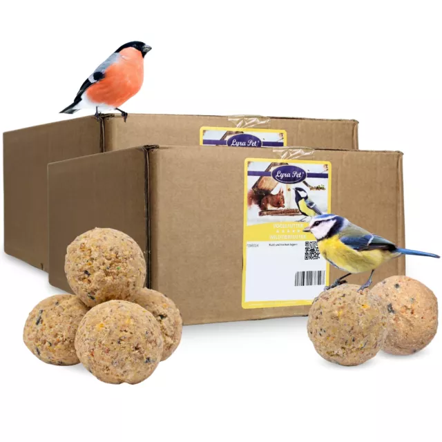 2 x 100 Meisenknödel ohne Netz 90 g Vogelfutter Vögel Wildvogelfutter Lyra Pet®