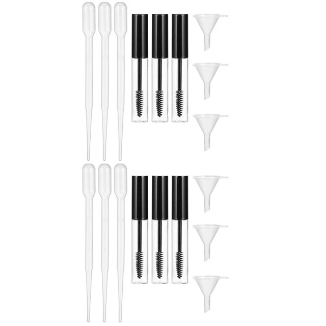 2 Sets Flacone Contagocce Tubetto Di Mascara Contagocce Plastica Imbuto