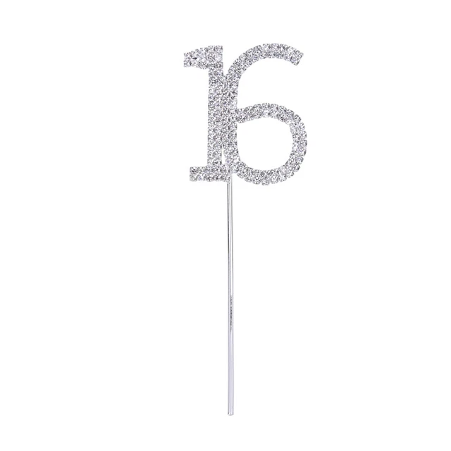 16 Aniversario Pasteles Tazas de Cupcake Decoraciones de Cumpleaños Papel Cristal