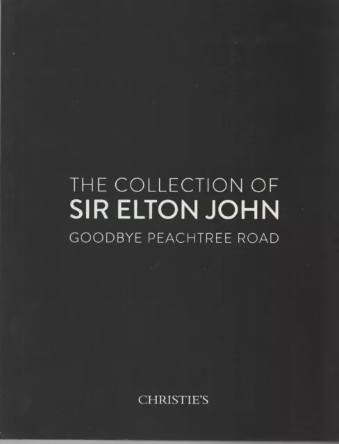 Christies Auction Catalogue Sir Elton John  Goodbye Peachtree Road