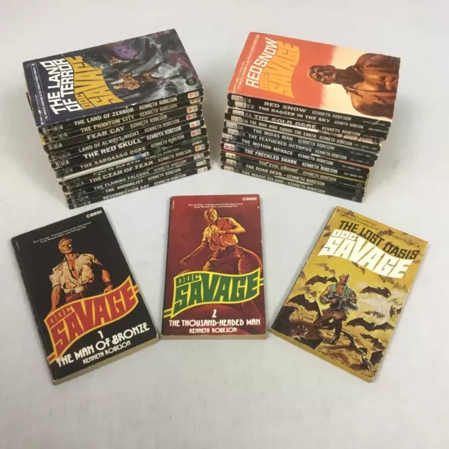 Doc Savage Vintage Bantam Books Kenneth Robeson Various Titles - Choose Books