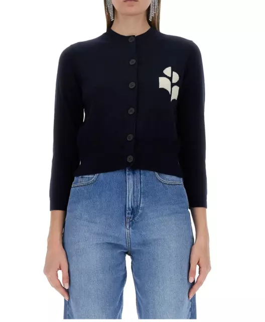 ISABEL MARANT ÉTOILE Newton Cardigan In Blue Size 38 $450 NEW