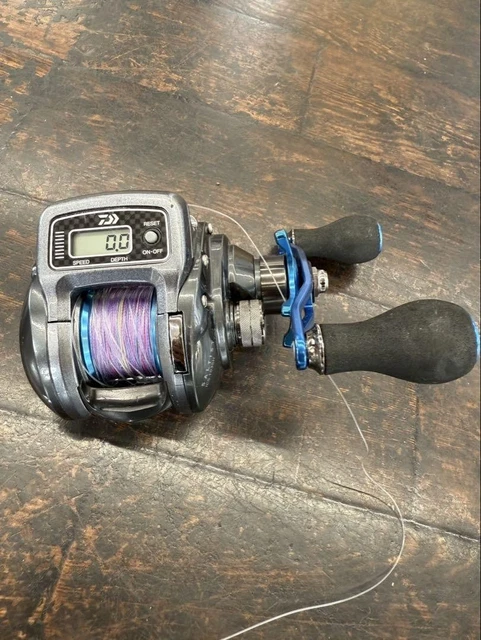 DAIWA SALTIST ICS 103SH Bait Reel Used, Saltwater Fishing