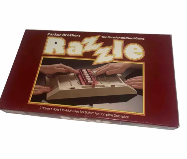 Vintage Razzle Word Game - Parker Brothers 1981 No. 112