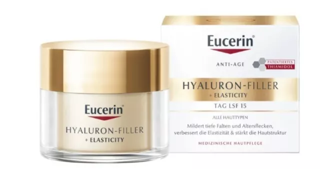 Eucerin Hyaluron-Filler + Elasticity Tages Creme LSF 15 - 50 ml - NEU (233)