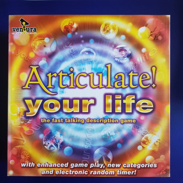 ARTICULATE YOUR LIFE Family Board Game the Fast Talking Description Board Game 20.00