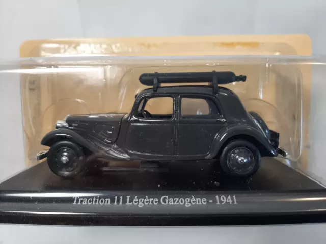 Voiture TRACTION 11 légère Gazogène - 1941 - 1/43 - Atlas