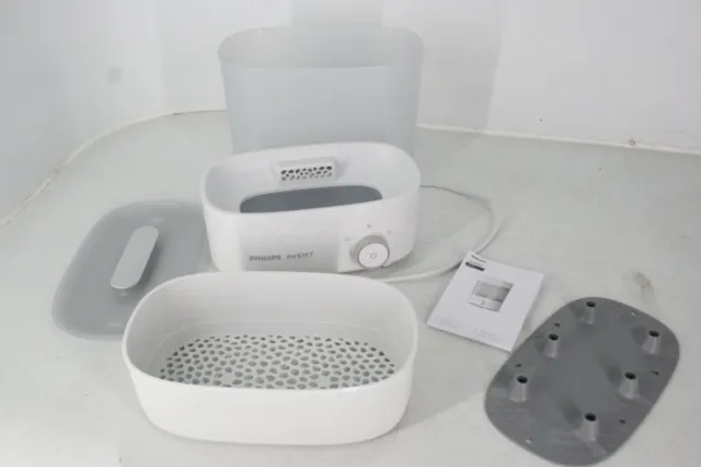 Philips AVENT SCF293/00 White Grey Premium Baby Bottle Cleaner w Dryer Function