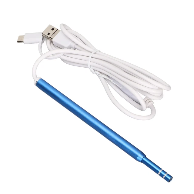 Cuchara limpiadora de orejas de perro 3 en 1 visual 5,5 mm HD cámara limpiadora de oídos con ajuste LP