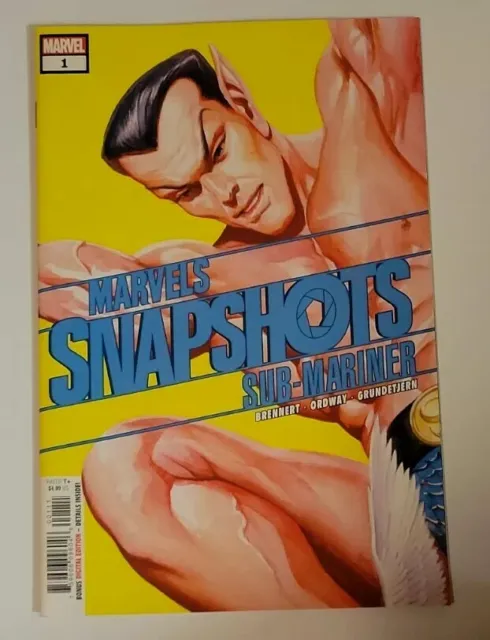 Marvels Snapshots Sub-Mariner #1 05/2020 NM- NAMOR Alex Ross Cover Marvel Comics
