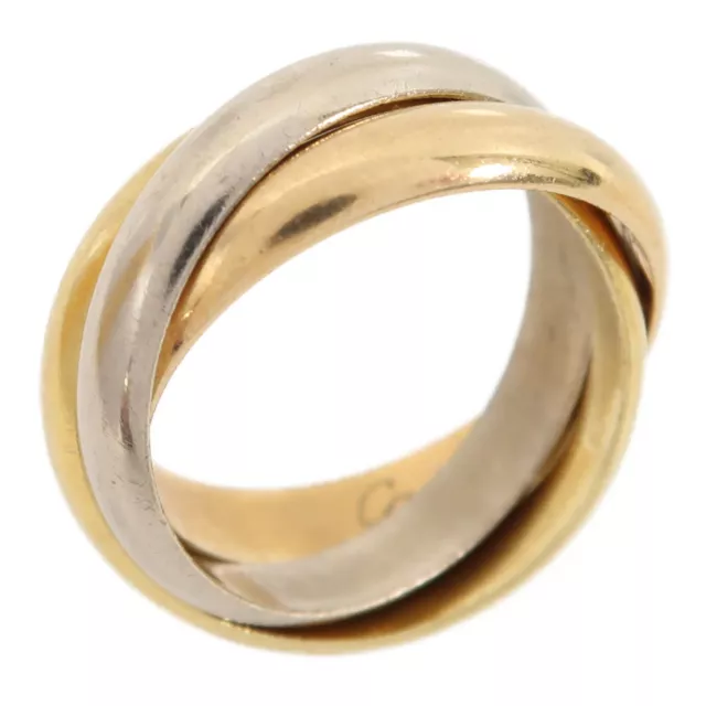 CARTIER Trinity Ring 11.7g 18K Yellow Gold/White Gold/Rose Gold