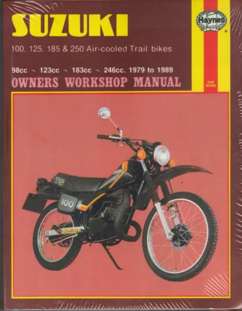 Suzuki Ts100 Er,Ts125 Er,Ts185 Er,Ts250 Er Haynes Workshop Manual 1979-1989