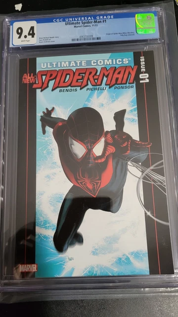 Ultimate Comics All New Spider-Man #1 CGC 9.4 Origin of Miles Morales