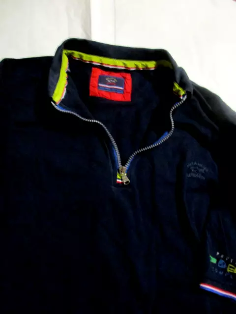 Paul Shark 4XL Competion Edition  Polohemd schwarz mit Kontrasten