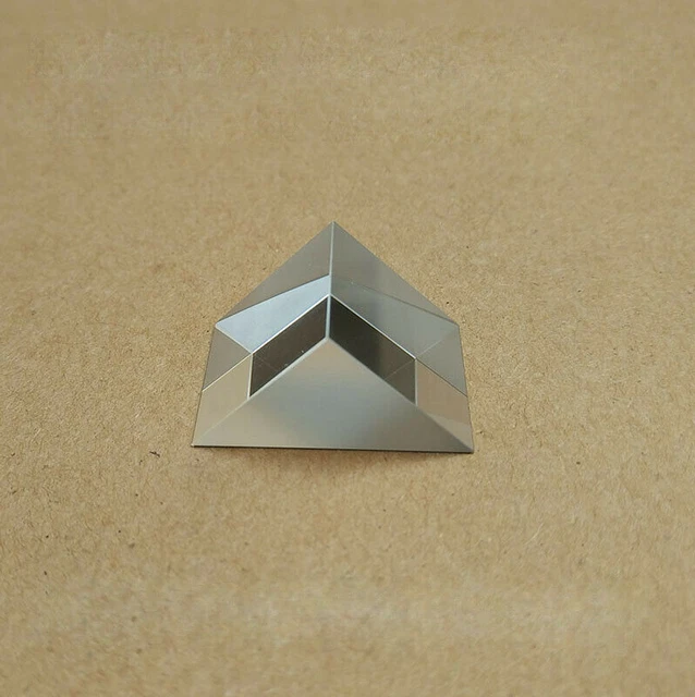 10PC 15x15x15mm K9 Optical Glass Triangular Right Angle Slope Reflecting Prism t