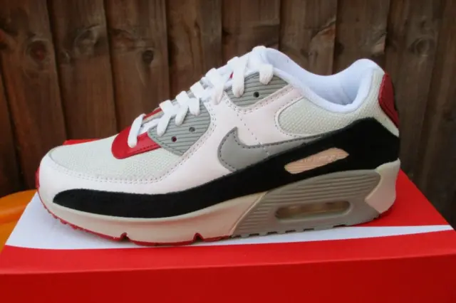 Scarpe da ginnastica Nike Air Max 90 LTR GS CD6864 UK 5 nuove di zecca in scatola 2