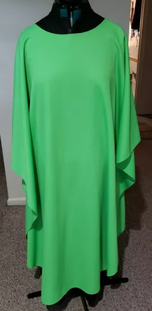 Clergy Chasuble Liturgical Vestment Lime Green Unadorned Custom Made