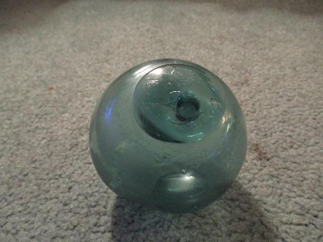 Japanese Glass Fishing Float Authentic Nautical Decor