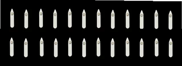 Magnetic Collar Stay 2 inch Length (12 Pair)