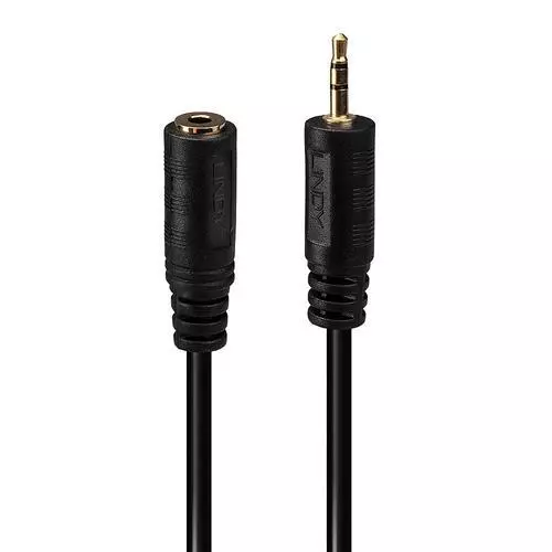 Lindy 35698 cavo audio 0,2 m 2.5mm 3.5mm Nero