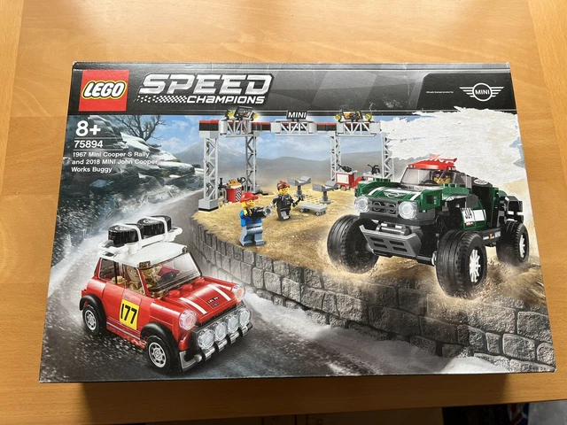 Lego Speed Mini LEGO SPEED CHAMPIONS: 1967 Mini Cooper S Rally and 2018 MINI John ...