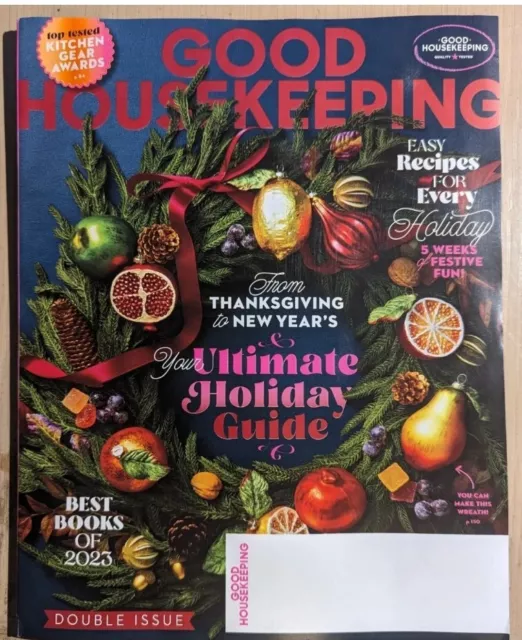 GOOD HOUSEKEEPING MAGAZINE November December 2023 Thanksgiving To New