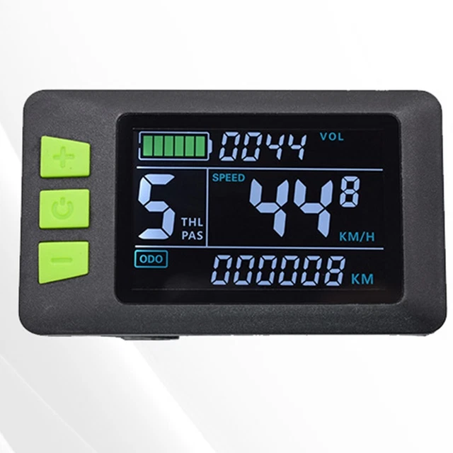 Écran LCD étanche GD01 Pour Vélo électrique – Connecteur 5 Broches, Compatible 24V/36V/48V, Affichage Vitesse, Batterie, Phares - 8