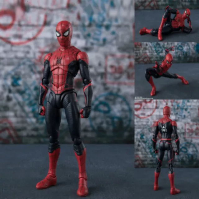 Avengers Spiderman Far from Home Upgrade Suit Ver. Figure Toys Xmas Gift 14cm