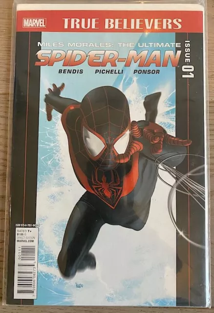 True Believers: Miles Morales the Ultimate Spider-man # 1 Marvel Comics 2015 NM