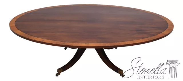 F63791EC: SMITH & WATSON Large Elliptical Mahogany Coffee Table