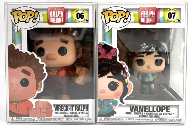 Funko Pop! Disney Wreck-it Ralph #06 & Vanellope #07 Common Set of 2