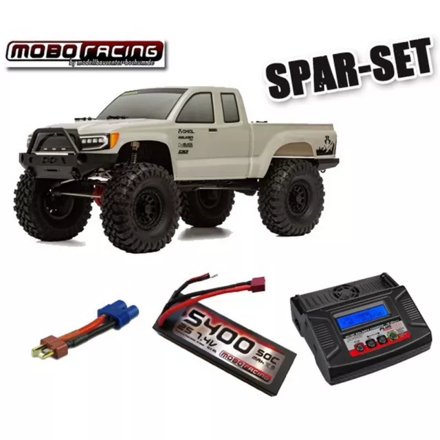 Axial AXI03027T3 1/10 SCX10 III Base Camp 4WD Rock Crawler Brushed RTR, Grey Spa