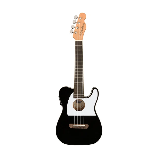 Fender Fullerton Telecaster Ukulele, Walnet FB, Black
