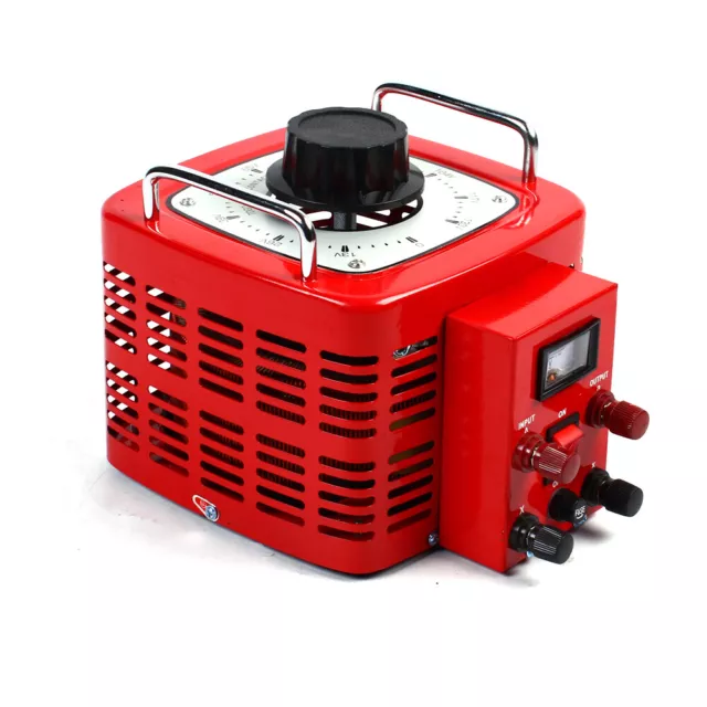 30Amp Variable Transformer 3000VA 0-130V AC Voltage Regulator Metered 1500 V/min