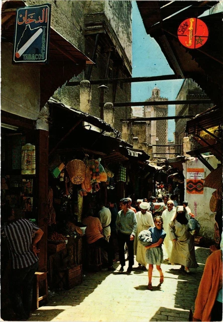 CPM AK MAROC FES-MEDINA-Place Khrablienne (343286)