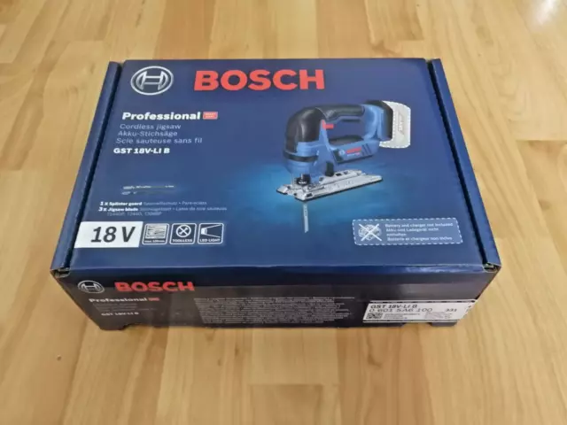 BOSCH BLAU • AKKU-STICHSÄGE • GST 18V-LI B Professional • NEU & OVP • im Karton