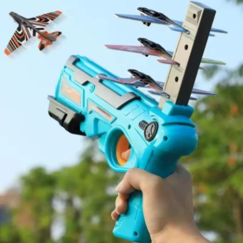Lehoo Castle Cible pour Nerf Pistolet, Cible de Électrique, 3 Mode, Réinitialisation Automatique, avec Lumière, Sons, Cadeaux de Noël pour 6 7 8 9 10 Ans Enfants Garçons(Bleu