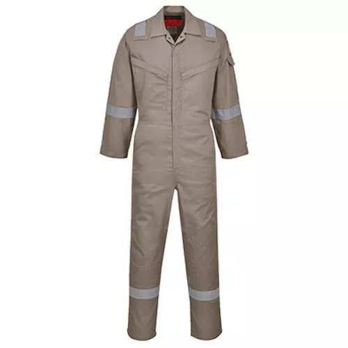 ✅ PORTWEST Araflame Silver Coverall Overall Anti-Static Flame Resistant AF73