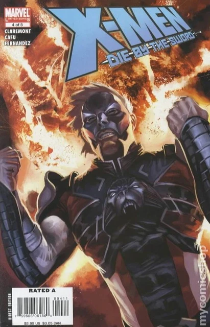 X-Men Die by the Sword #4 FN 2008 Stock Image