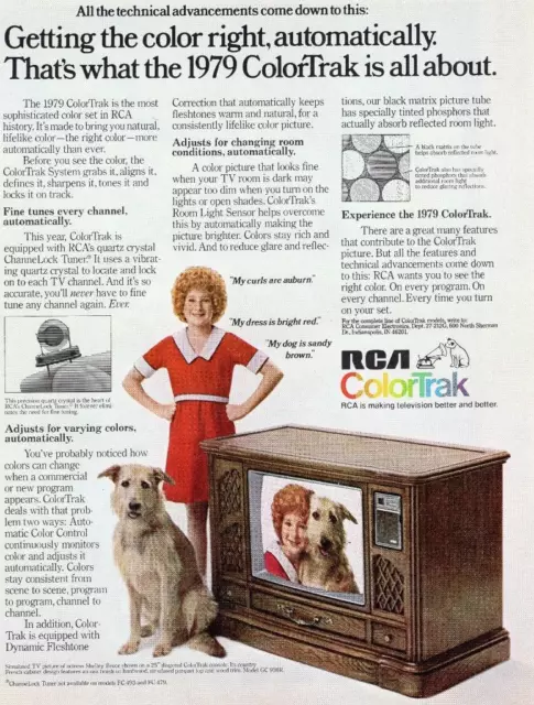 Rca Print Ad Rca Colortrak Little Orphan Annie And Dog Featured Rca 1979 Promo